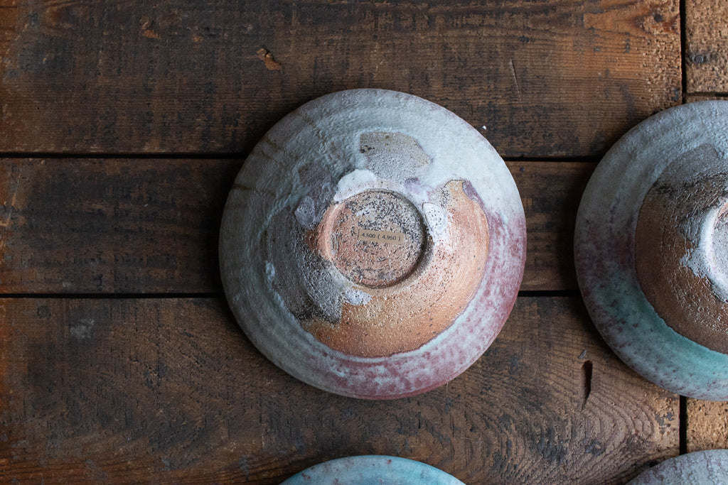 高橋燎 / 浅鉢 各種 薪窯(トレインキルン) '24個展出展作品