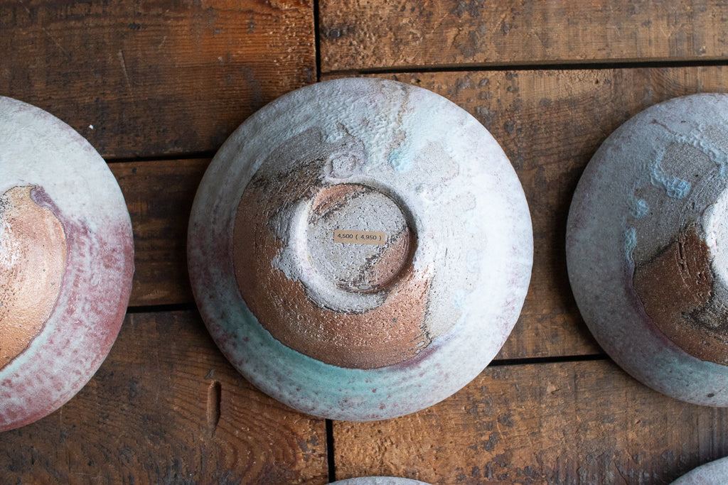 高橋燎 / 浅鉢 各種 薪窯(トレインキルン) '24個展出展作品