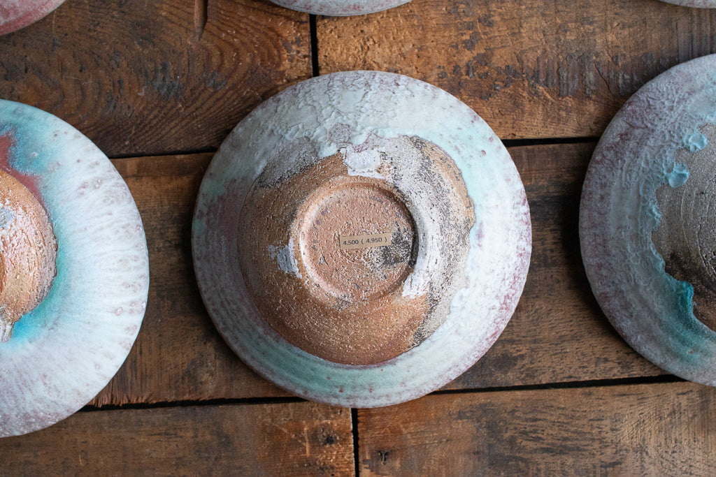 高橋燎 / 浅鉢 各種 薪窯(トレインキルン) '24個展出展作品