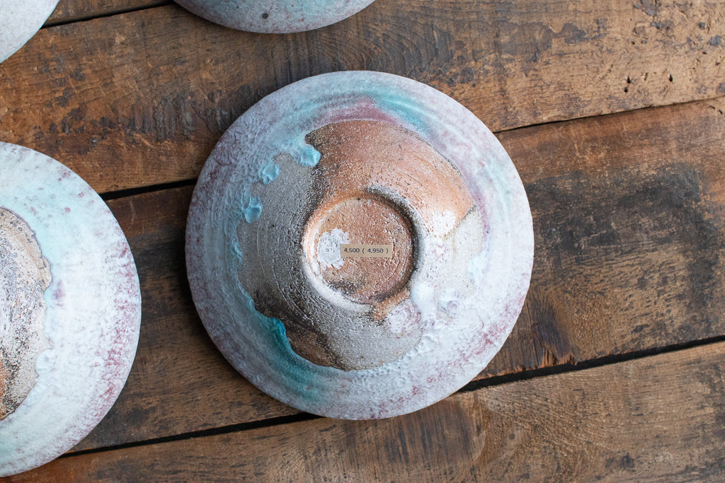 高橋燎 / 浅鉢 各種 薪窯(トレインキルン) '24個展出展作品