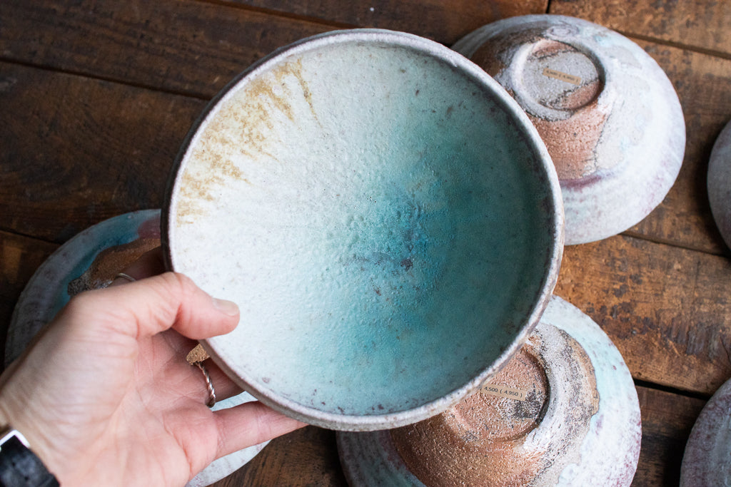 高橋燎 / 浅鉢 各種 薪窯(トレインキルン) '24個展出展作品