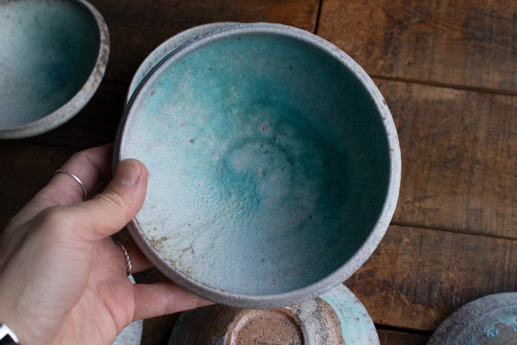 高橋燎 / 浅鉢 各種 薪窯(トレインキルン) '24個展出展作品