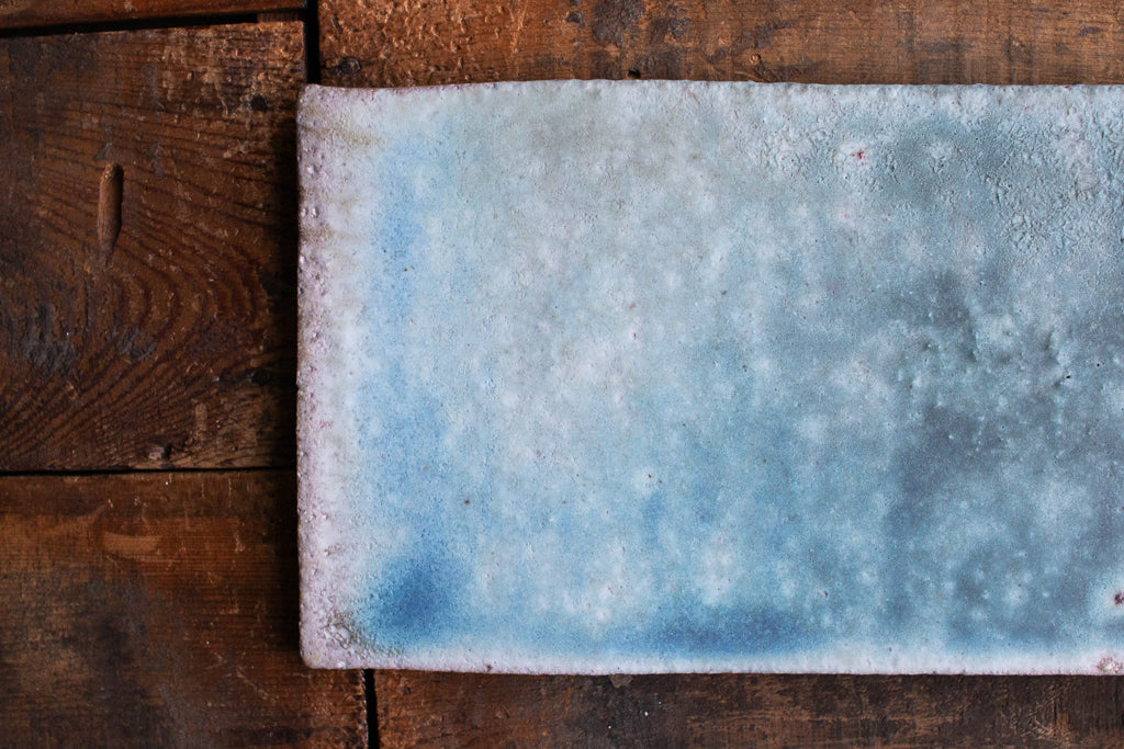 高橋燎 / 板皿 大 薪窯(トレインキルン)'24個展出展作品