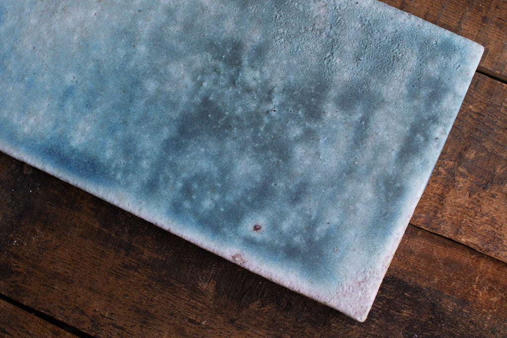 高橋燎 / 板皿 大 薪窯(トレインキルン)'24個展出展作品