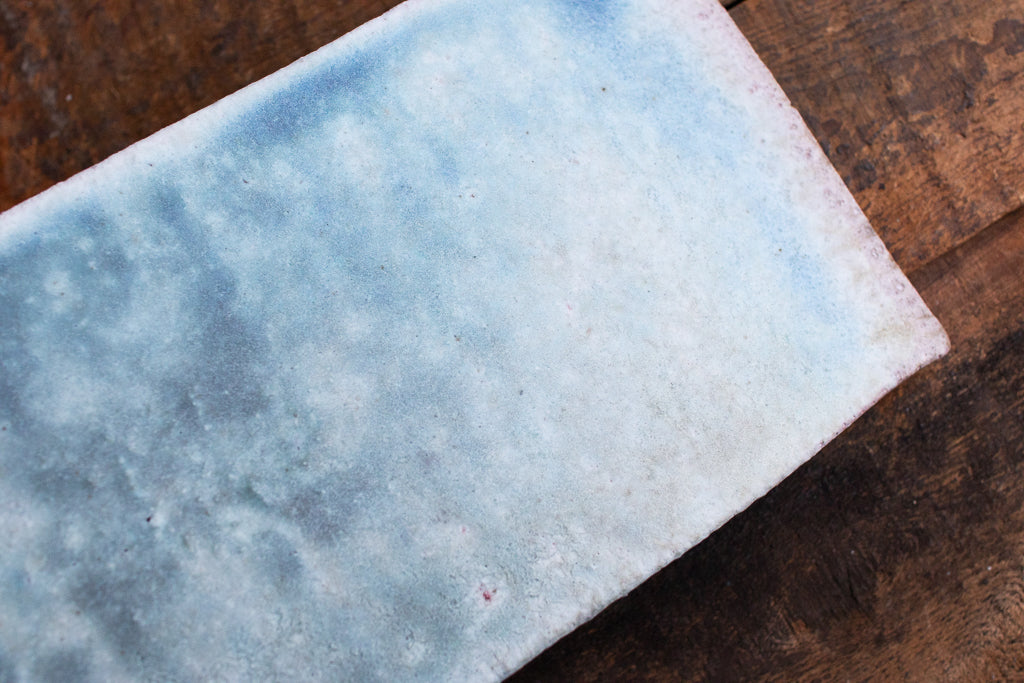 高橋燎 / 板皿 大 薪窯(トレインキルン)'24個展出展作品