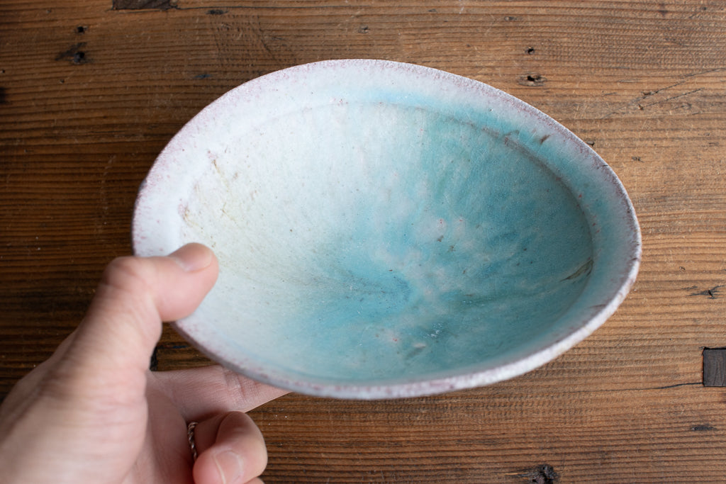 高橋燎 / たわみ鉢 各種 薪窯(トレインキルン) '24個展出展作品