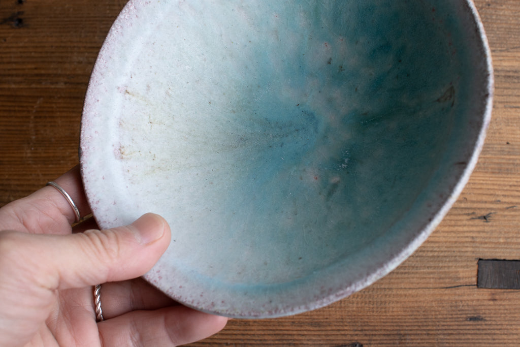 高橋燎 / たわみ鉢 各種 薪窯(トレインキルン) '24個展出展作品