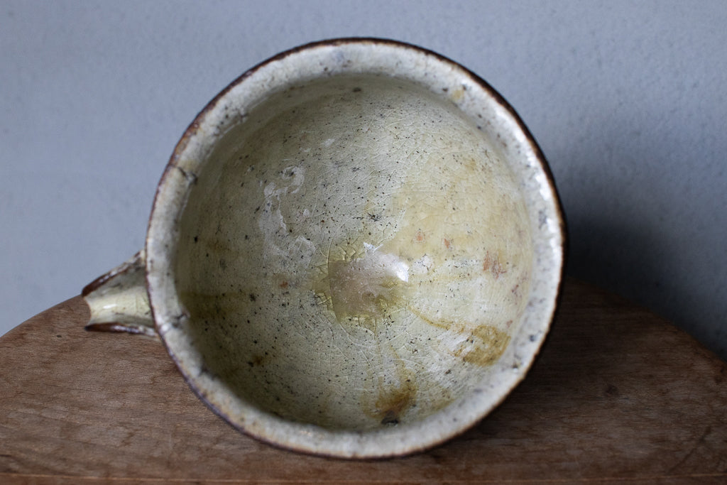 山下太 / 阿蘇原土白泥片口 注器 酒器