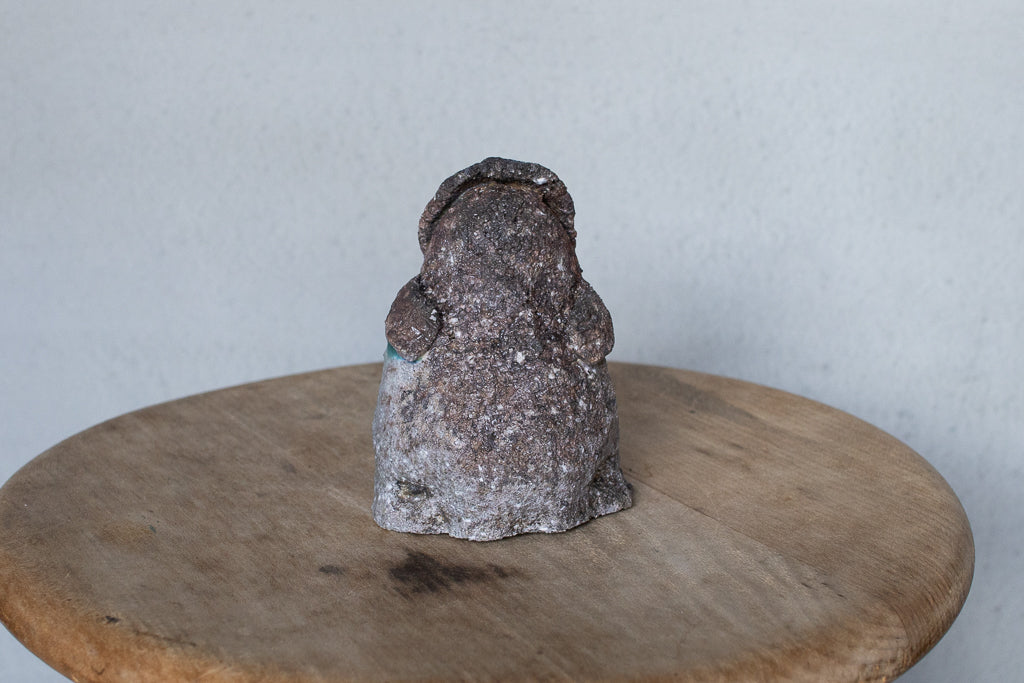 高橋燎 / 曖昧なたぬき1 薪窯(トレインキルン)'24個展出展作品