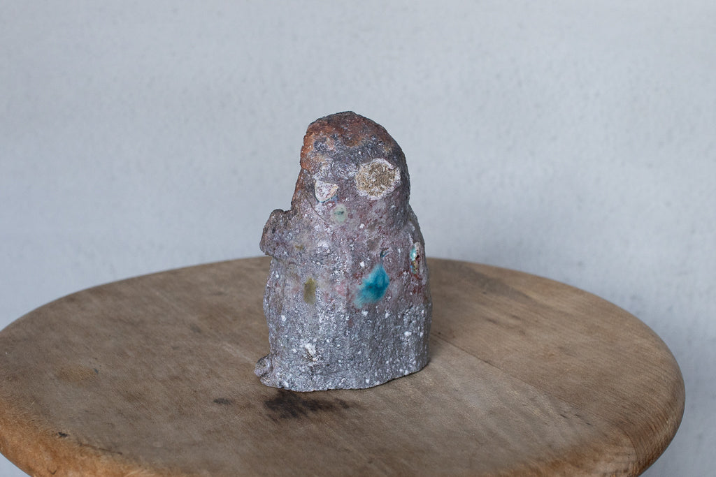 高橋燎 / 曖昧なたぬき1 薪窯(トレインキルン)'24個展出展作品