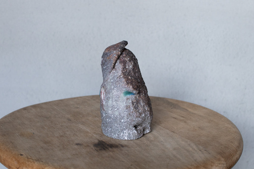 高橋燎 / 曖昧なたぬき1 薪窯(トレインキルン)'24個展出展作品