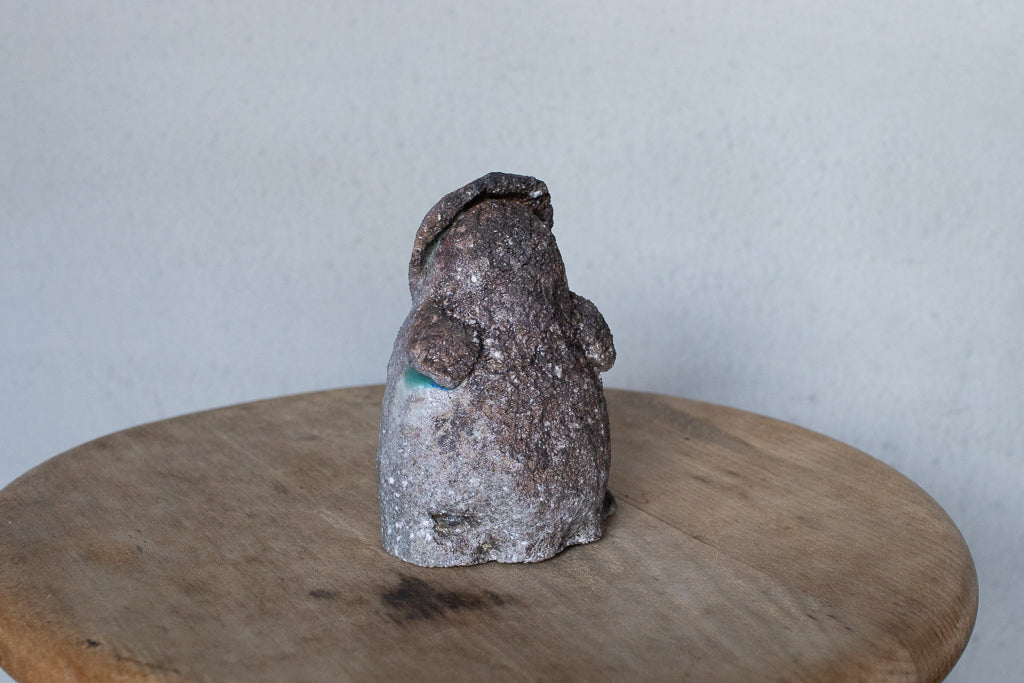 高橋燎 / 曖昧なたぬき1 薪窯(トレインキルン)'24個展出展作品