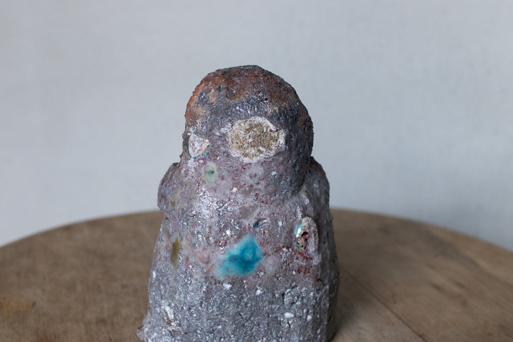 高橋燎 / 曖昧なたぬき1 薪窯(トレインキルン)'24個展出展作品