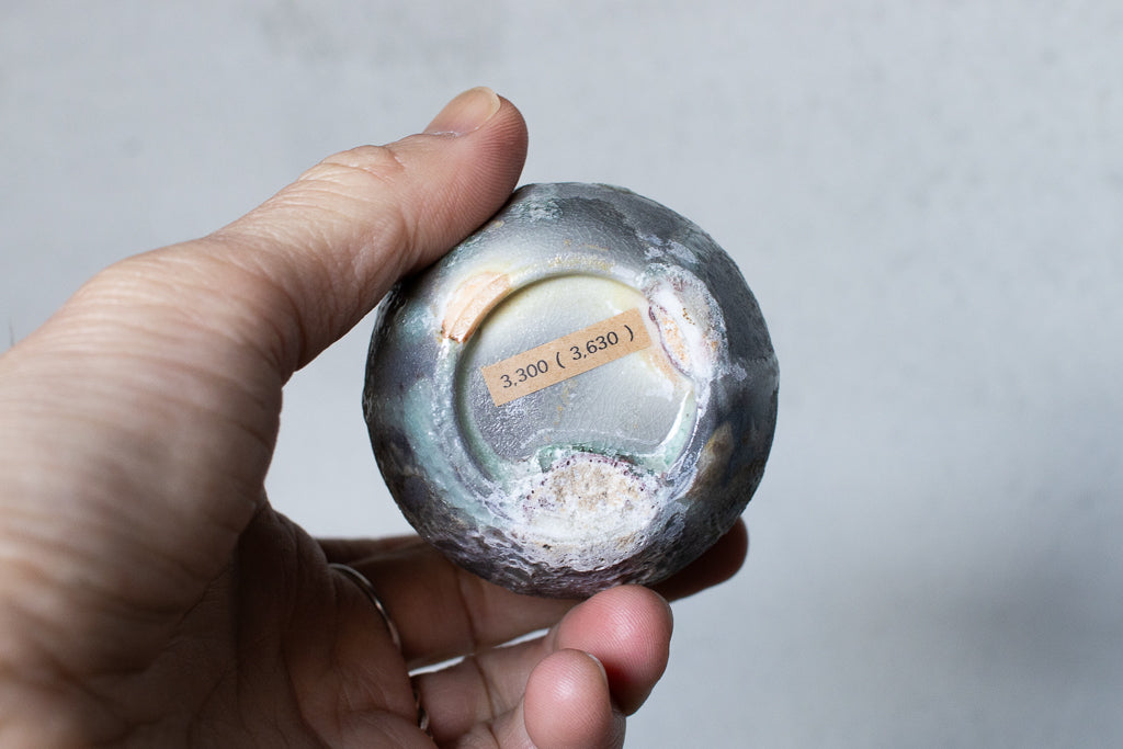 高橋燎 / 小さな一輪挿し 薪窯(トレインキルン)'24個展出展作品