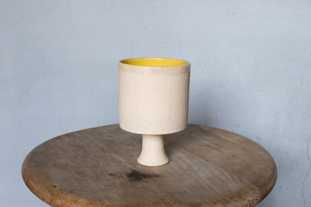 井上智映子 / ゴブレット Sandy(マスタード)