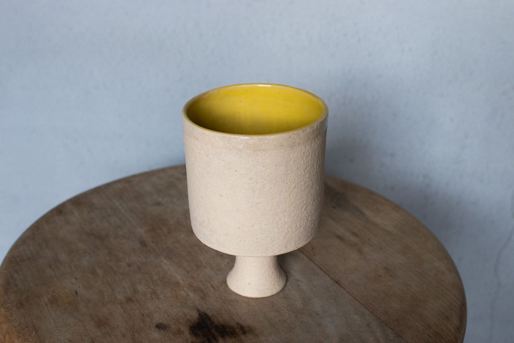 井上智映子 / ゴブレット Sandy(マスタード)