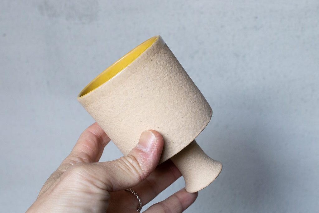 井上智映子 / ゴブレット Sandy(マスタード)