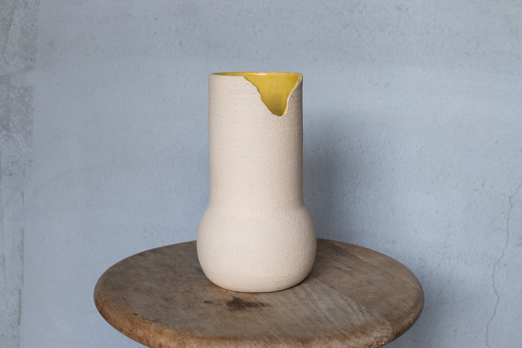 井上智映子 / 花器・花瓶② Sandy(マスタード)