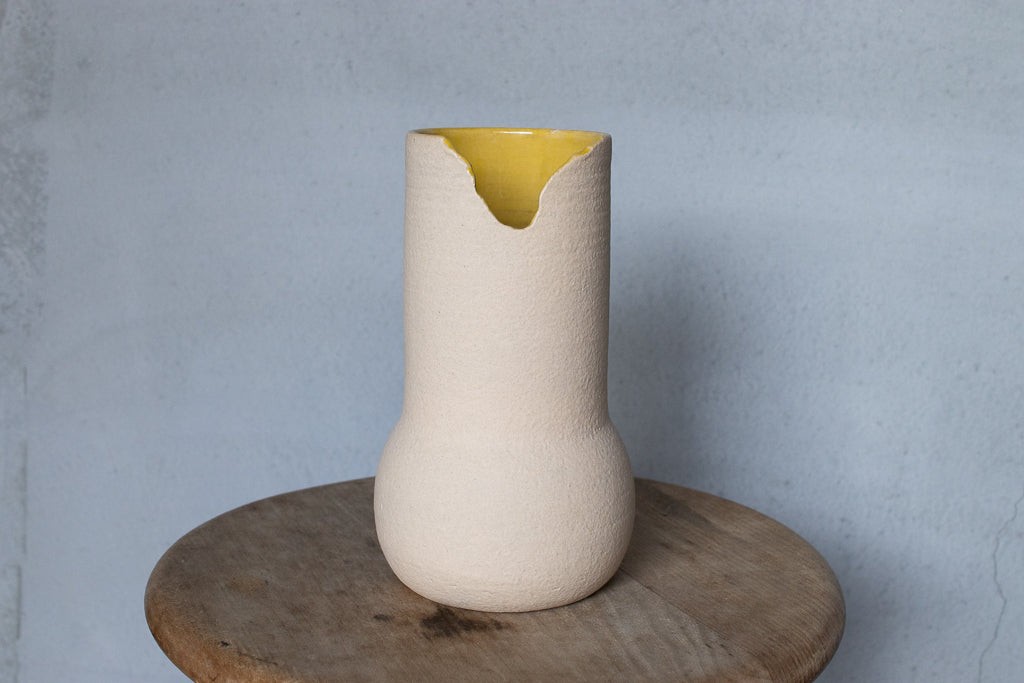 井上智映子 / 花器・花瓶② Sandy(マスタード)