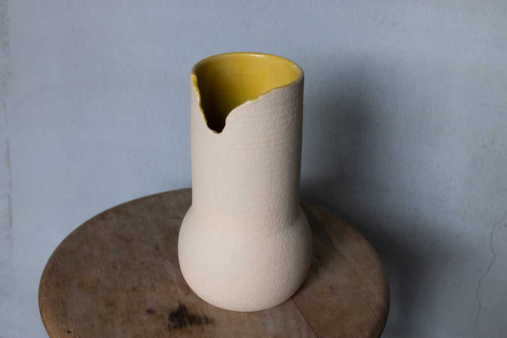 井上智映子 / 花器・花瓶② Sandy(マスタード)