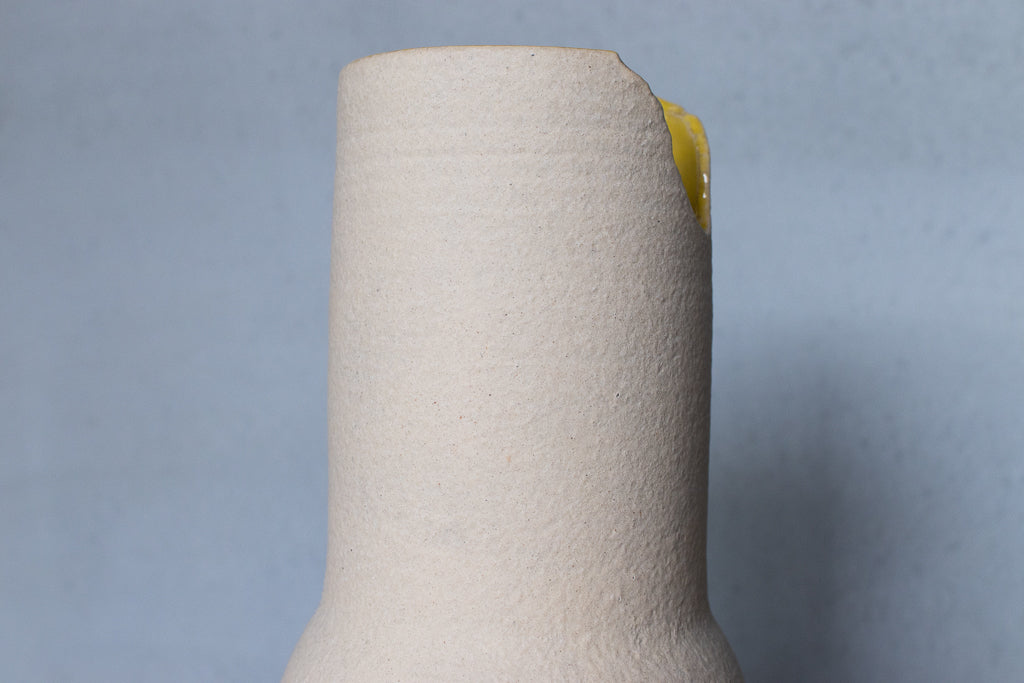 井上智映子 / 花器・花瓶② Sandy(マスタード)