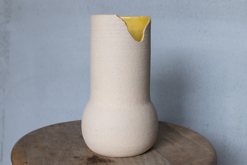 井上智映子 / 花器・花瓶② Sandy(マスタード)