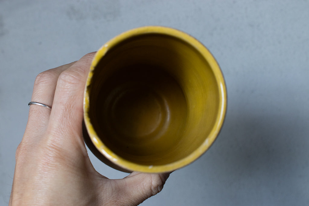 井上智映子 / 花器・花瓶② Sandy(マスタード)