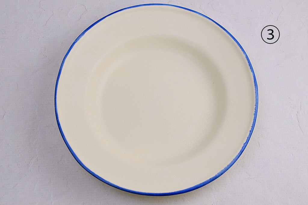 Utsuwa Baumé / Rim deep plate S (white background)