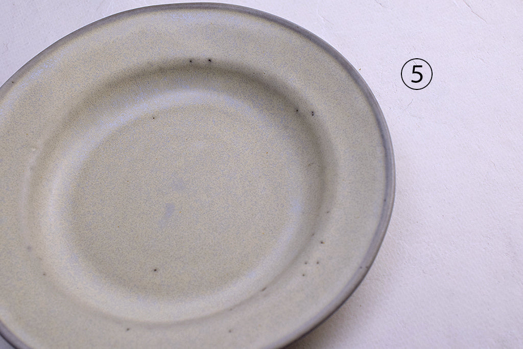 うつわボーメ / リム深皿S(グレー地)