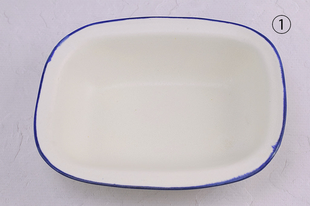 うつわボーメ / バスタブボウル(白地)