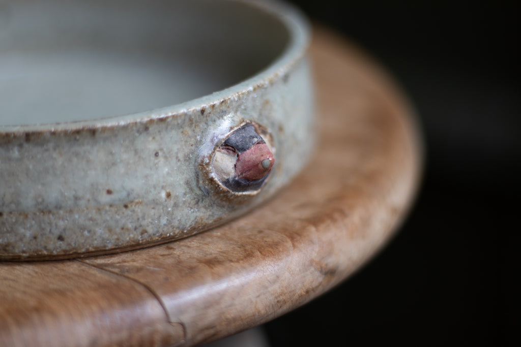 加賀美円 / 文鳥鉢(桜文鳥)