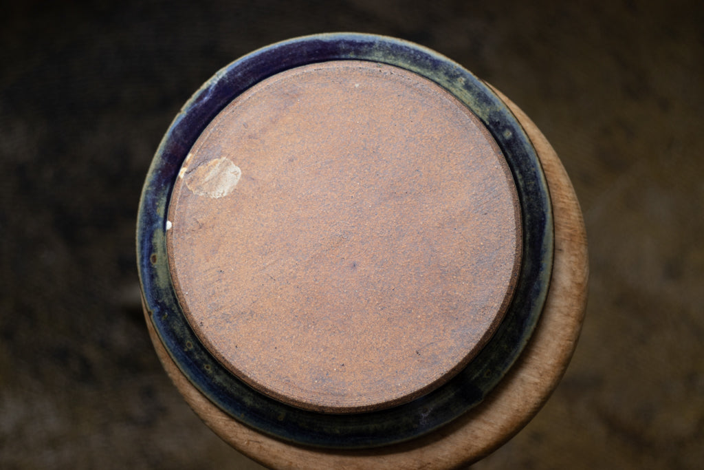 中西忠博 / 8寸プレート(青)