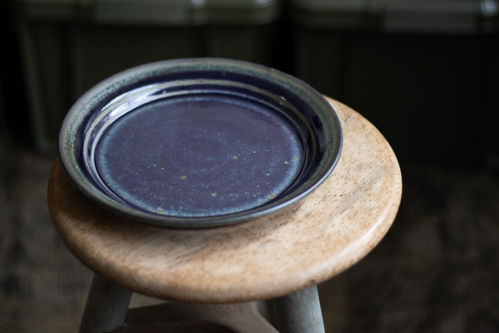 中西忠博 / 7寸プレート(青)