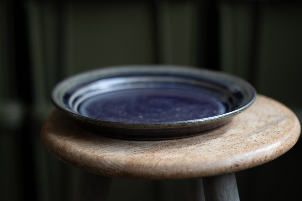 中西忠博 / 7寸プレート(青)