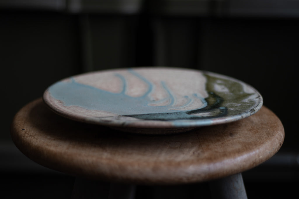 金澤尚宜 / 円盤皿 7寸 尺掛け①