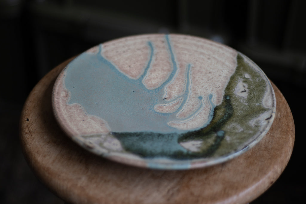 金澤尚宜 / 円盤皿 7寸 尺掛け①