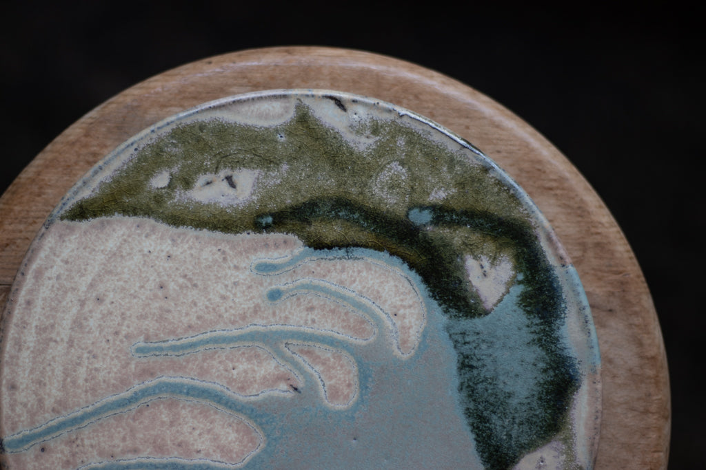 金澤尚宜 / 円盤皿 7寸 尺掛け①