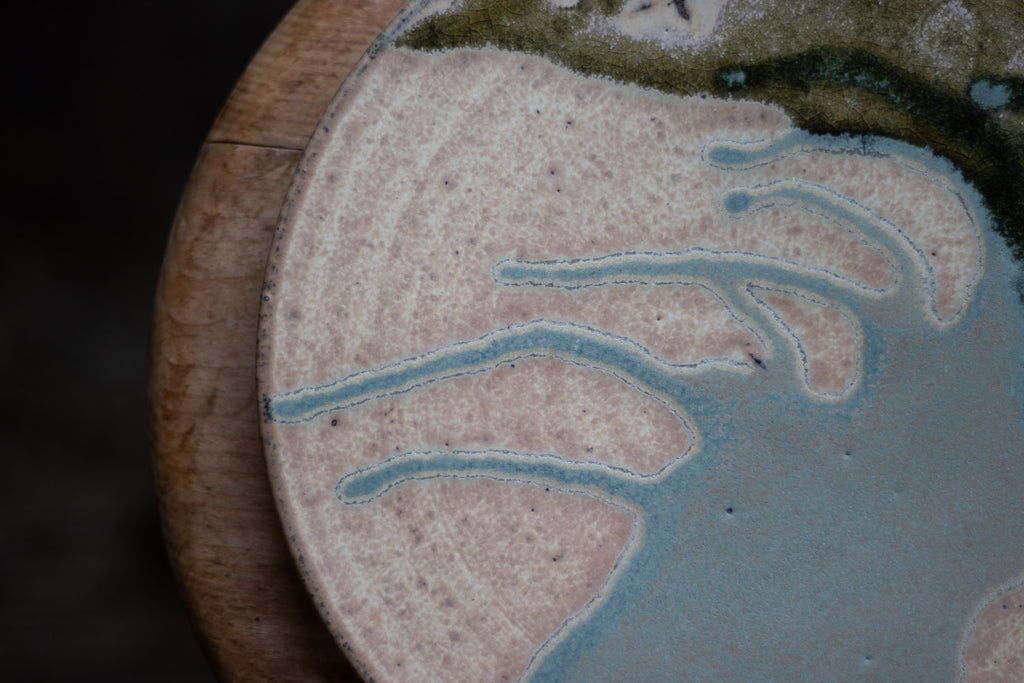 金澤尚宜 / 円盤皿 7寸 尺掛け①