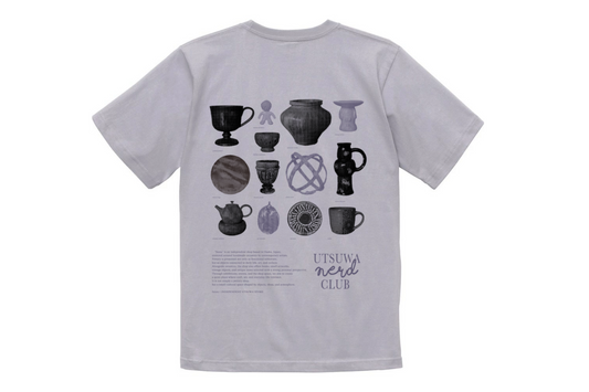 【送料込み】futou original "UTSUWA NERD CLUB" S/S Tシャツ フロストパープル スタンダード・セミワイドシルエット