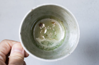 Taro Makihara / Ash glaze mug①
