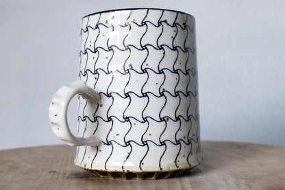 Taro Makihara / Inlay pattern mug A-①