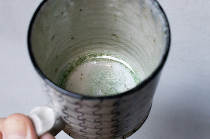 Taro Makihara / Inlay pattern mug A-①