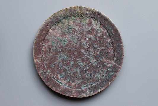 高橋燎 / 板皿 6寸 ’24初窯作品 薪窯(トレインキルン)