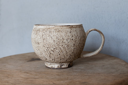 山元一真 / 錆白泥 丸マグカップ D