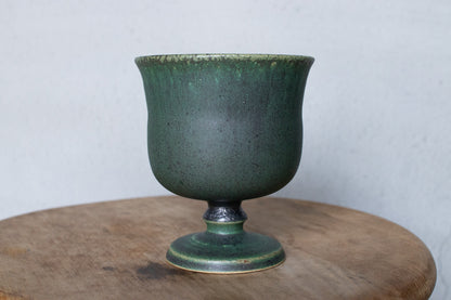 yoshida pottery / Jade leg cup (antique white)