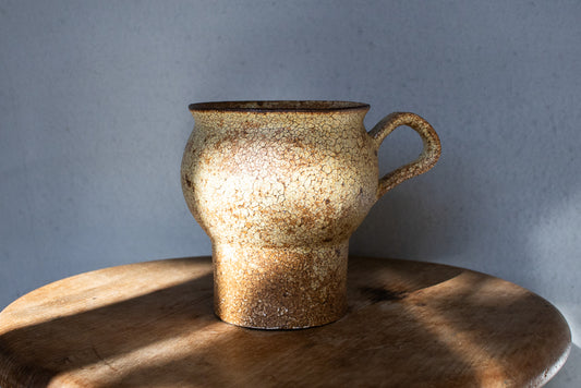 山下太 / 黄裂灰釉スタッキングマグカップ