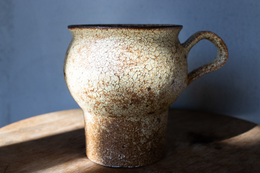 山下太 / 黄裂灰釉スタッキングマグカップ