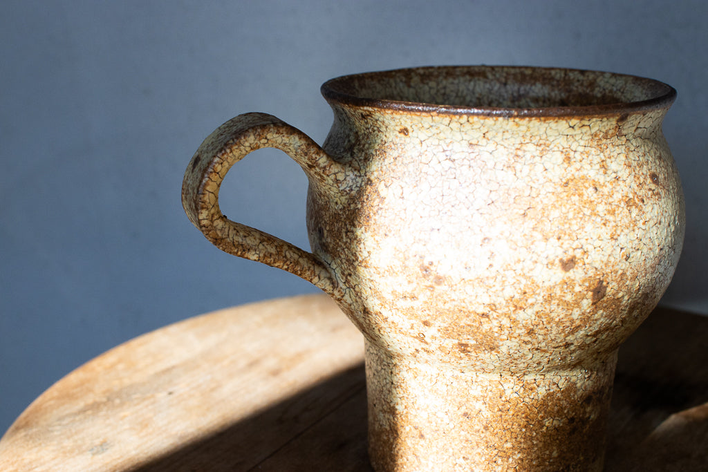 山下太 / 黄裂灰釉スタッキングマグカップ