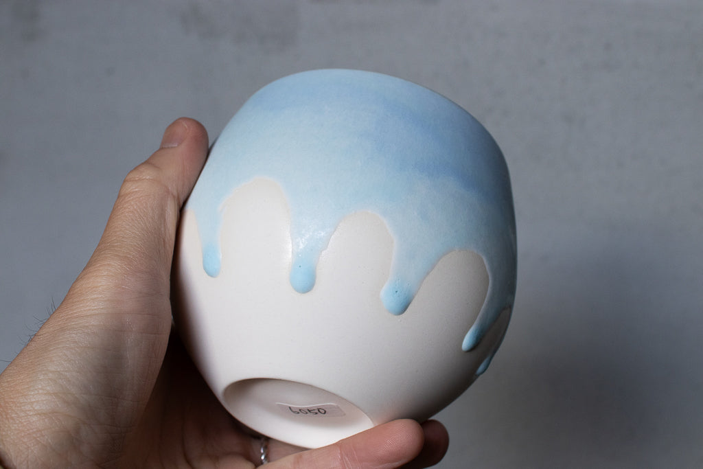 馬場匠 / 卵カップ 大  水色 ボウル 汲み出し 湯呑み フリーカップ