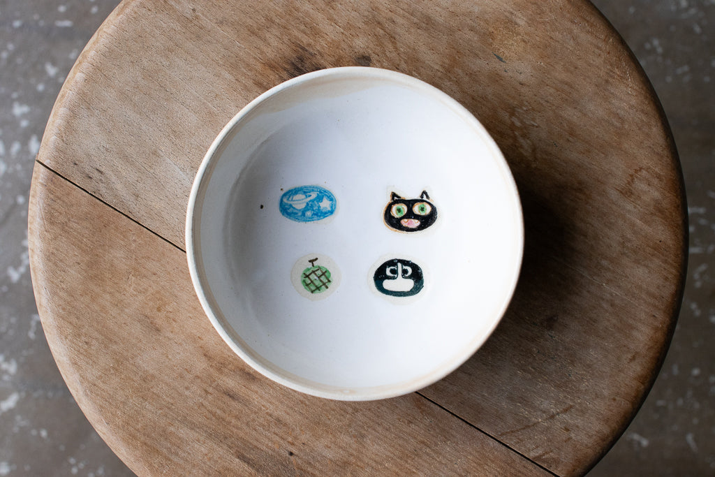 時山桜 / 土星とメロンと壺のお皿